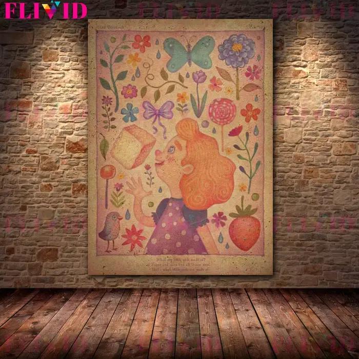 Affiche murale de plantes de champignons