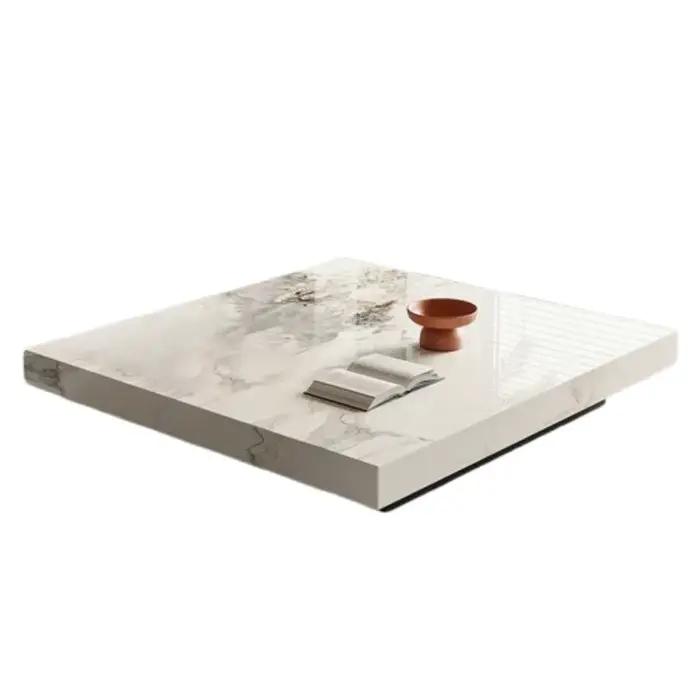 Table basse moderne transparente