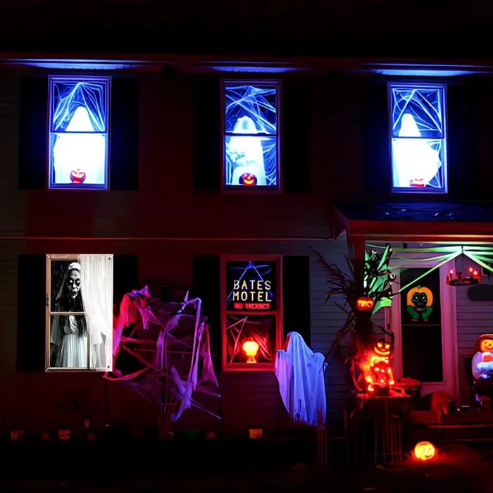 Décorations de Couverture de Fenêtre d'Halloween