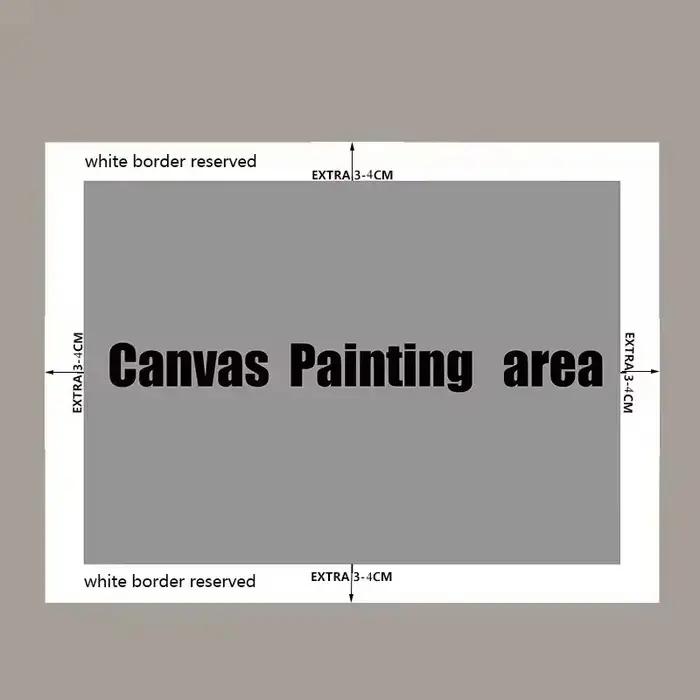 Toile d'art mural cheval doré sans cadre