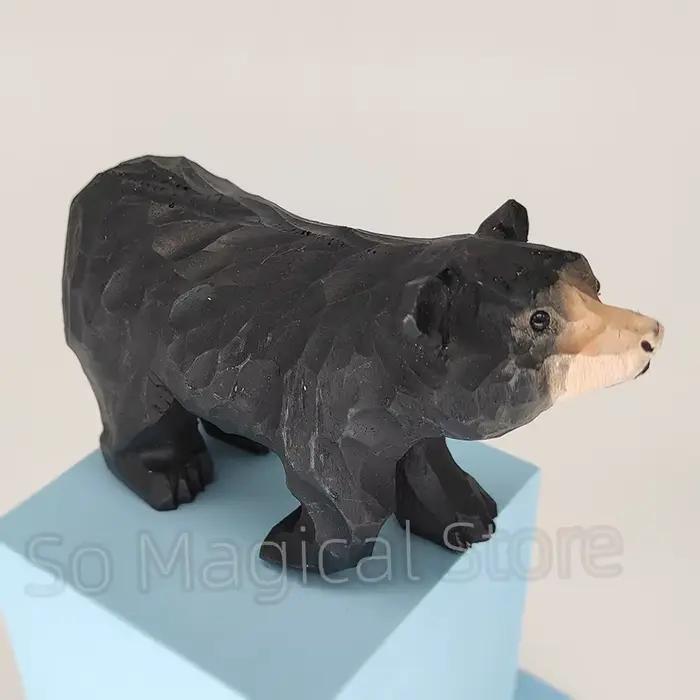 Décoration animale en bois faite à la main