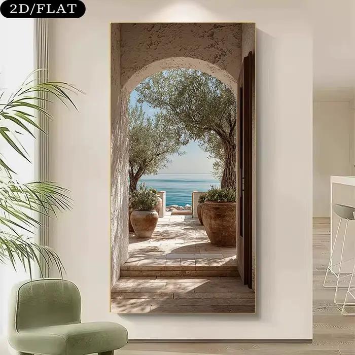 Peinture sur toile sans cadre