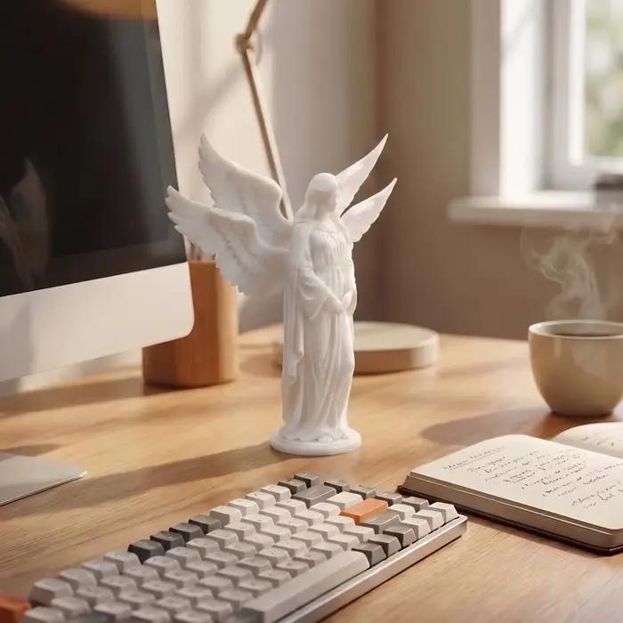 Statuette d'ange élégante 2026