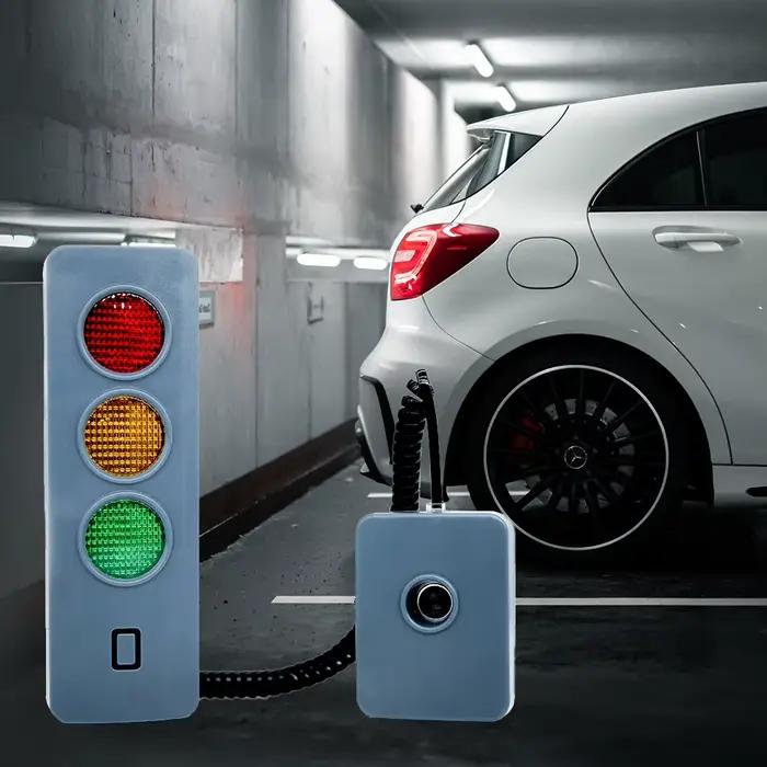 Système de stationnement intelligent pour garage, lumière de sécurité, système de stationnement automatique, aide au freinage anti-collision, capteur de guidage de voiture, lumière tricolore