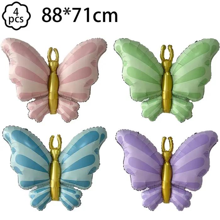 Ballons licorne, décoration de fête d'anniversaire licorne, ballons papillon, décoration d'anniversaire papillon, baby shower, décoration joyeux anniversaire
