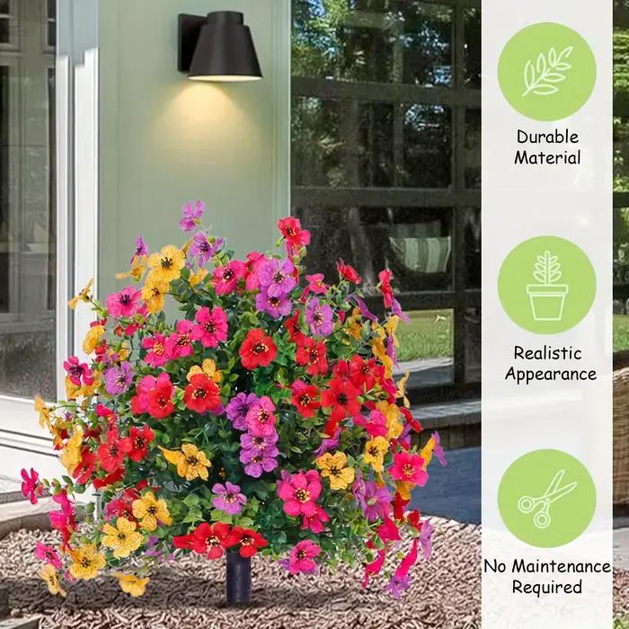 Fleurs artificielles pour la décoration intérieure et extérieure du jardin