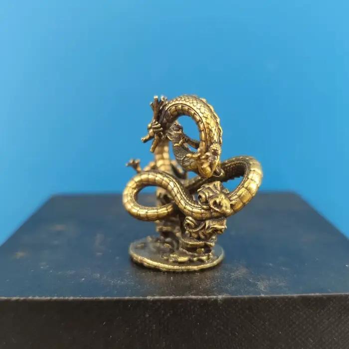 Statue de Dragon Ball Shenron en laiton Antique