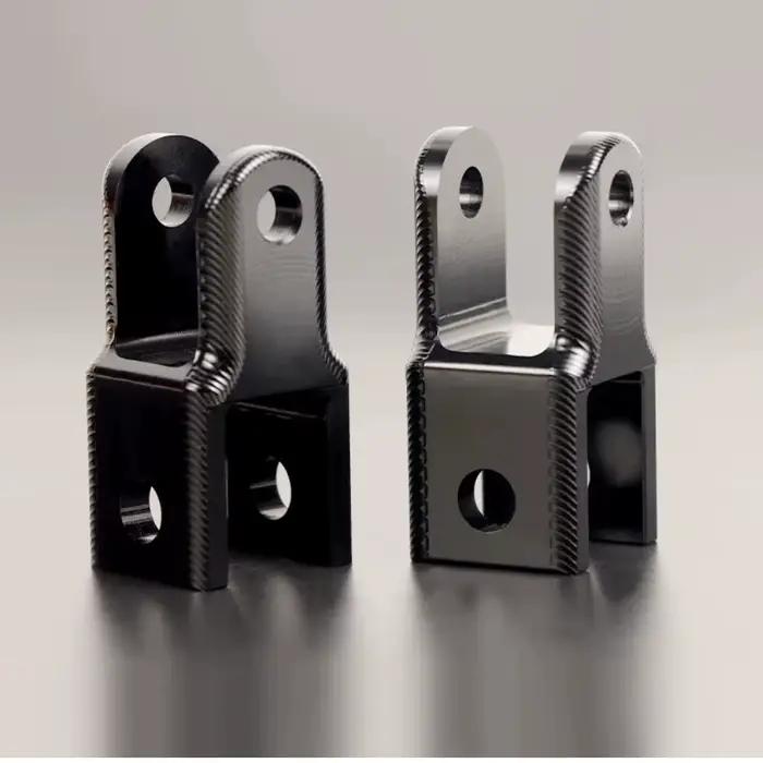 Accessoires de conversion pour embout de fourche de moto, pour embouts de fourche ronds, avec double port de fourche de 20 mm, pièce d'augmentation de hauteur pour amortisseur arrière