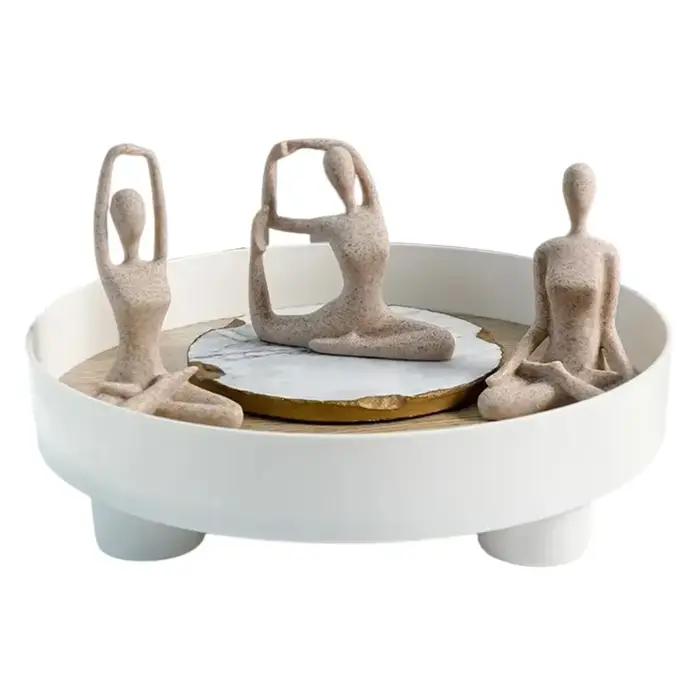 Statues de yoga décoratives