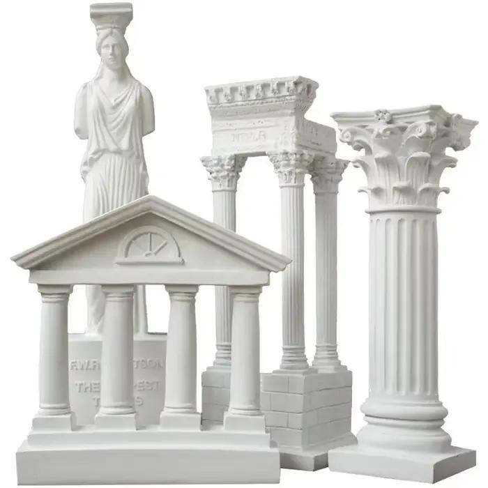 Pilier en plâtre décoratif européen