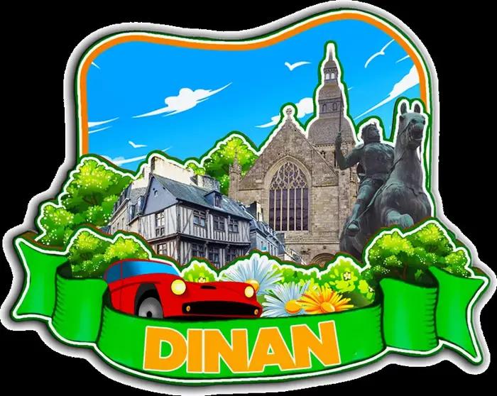 Aimants décoratifs pour Dinan Nantes Rennes Brittany Brest Vannes