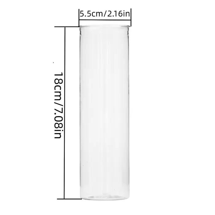 Vases transparents pour fleurs