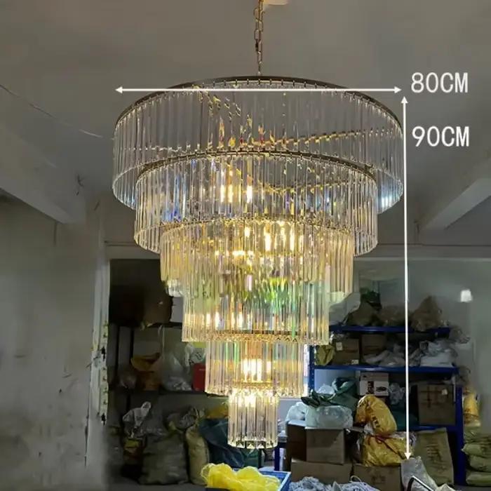 Salle de mariage scène plafond décoration lumière acrylique lustre accessoires