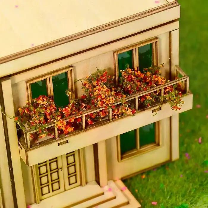 Plantes vertes artificielles 3g, Simulation Miniature, Mini Kit de modèle de vigne et de fleur pour maisons modèles, aménagement paysager, artisanat de bricolage