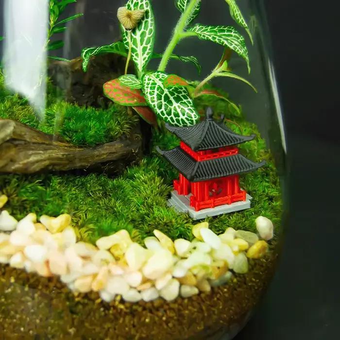 Miniature de pagode chinoise