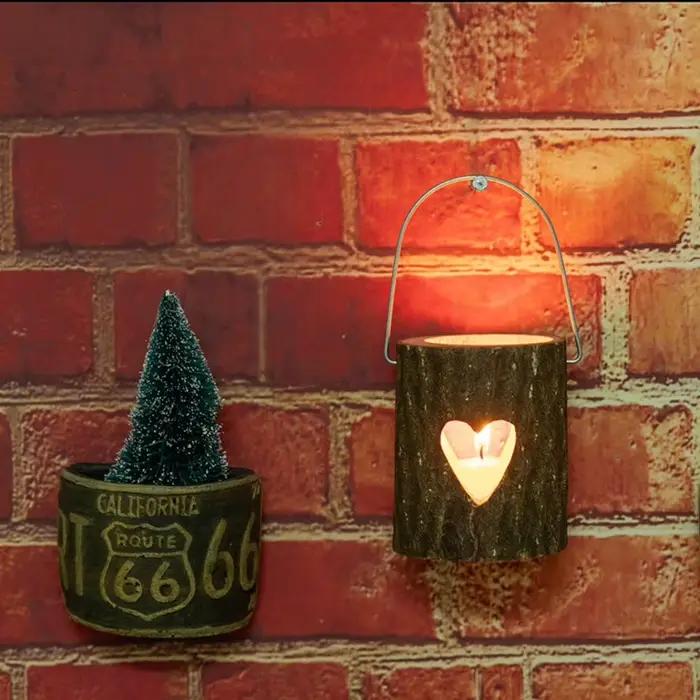 Bougeoir lumineux d'ambiance décoratif de noël