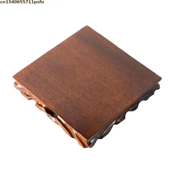 Base en bois chinois traditionnel pour figurines et décorations à offrir pour la maison et les occasions spéciales