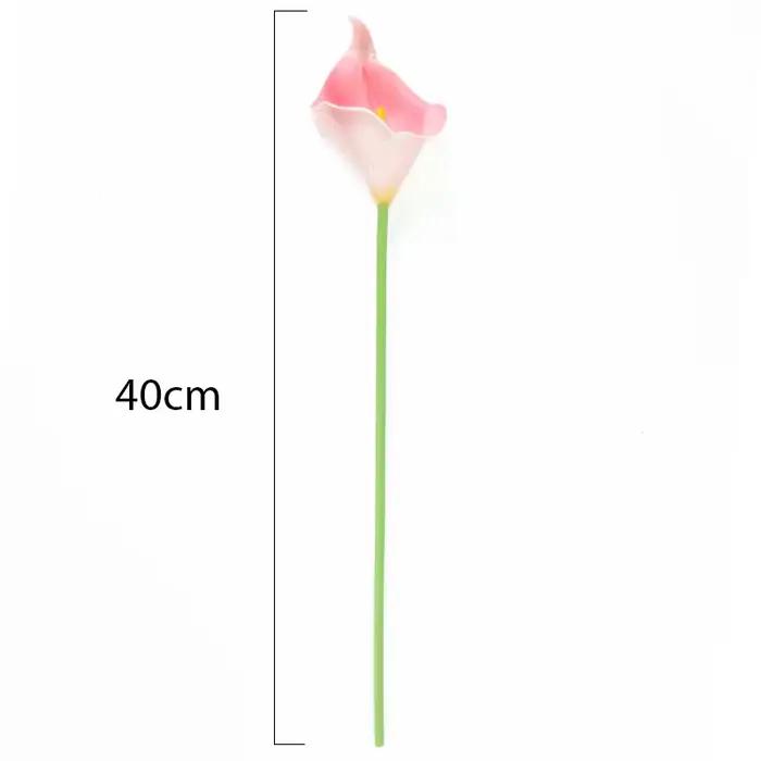 Bouquet de fleurs artificielles, 40cm, fausses fleurs, pour décoration de maison, de jardin, de mariage, de mariée, accessoires de vase, 5/10 pièces