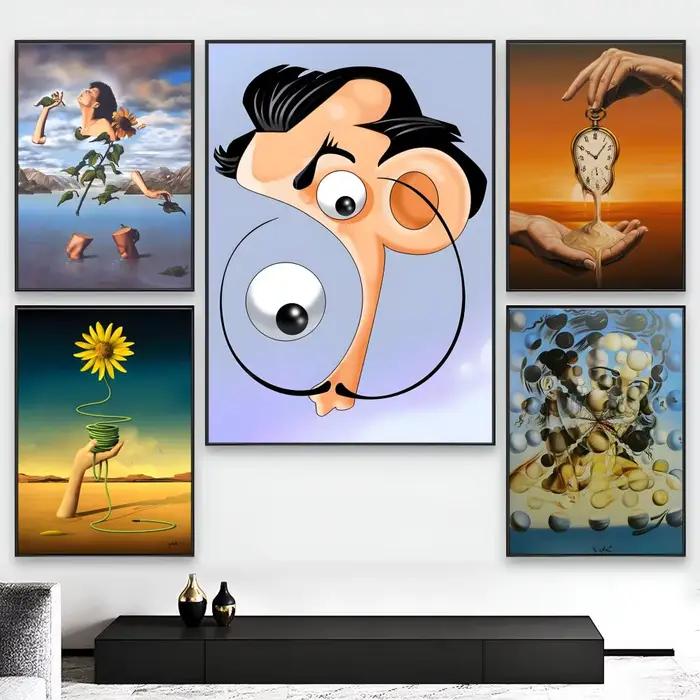 Affiche d'art surréaliste de Salvador Dali