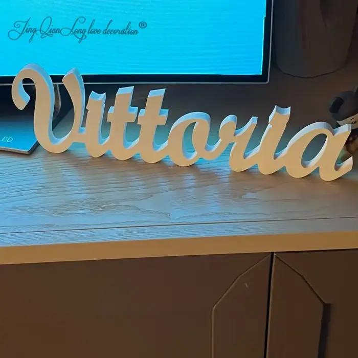 Lettres en bois pour la décoration de mariage