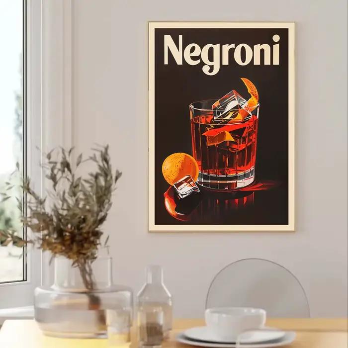 Affiche de barman avec Illustration de whisky