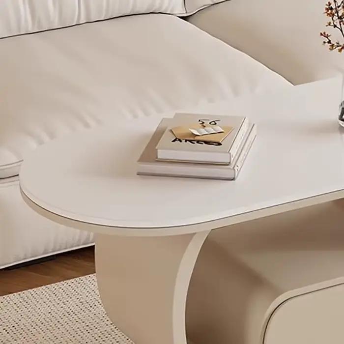 Table basse moderne à roulettes
