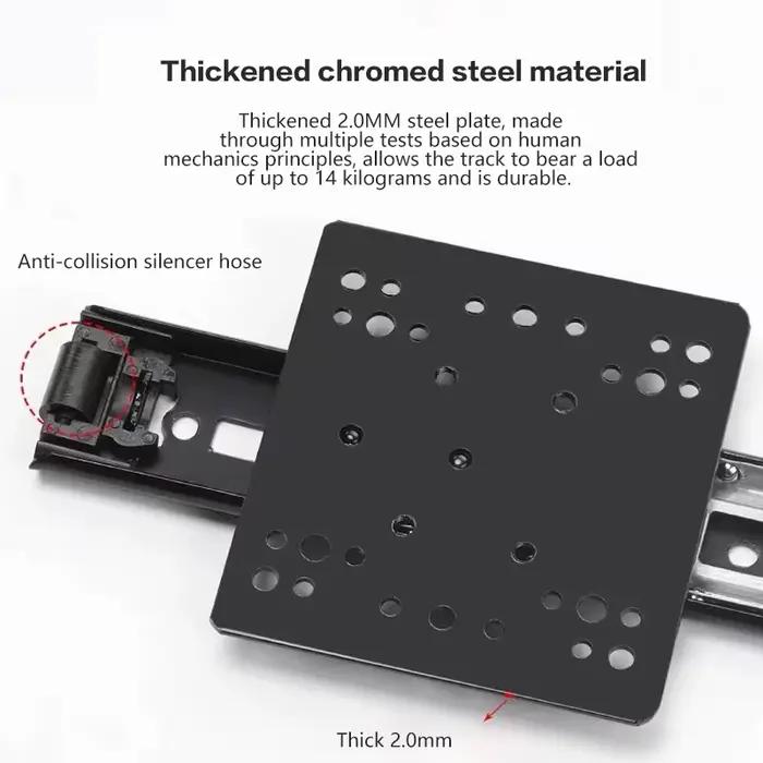 Accessoires de quincaillerie pour porte coulissante pliante de placard, porte papillon, porte escamotable inversée, porte escamotable dissimulée pour armoire