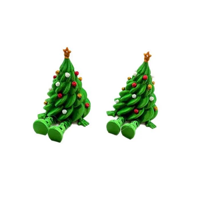 Figurines d'arbre de noël imprimées en 3D