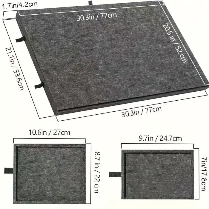 1 ensemble de planches de Puzzle décoratives 6 en 1, bureau de Puzzle inclinable avec 6 tiroirs, peut contenir 1000 pièces pour la décoration de la maison et le rangement éducatif