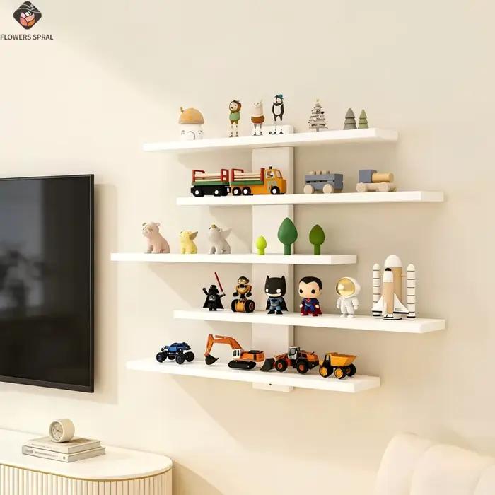 Étagère murale pour la présentation de figurines, de petits blocs de construction et d'objets de collection - Étagère de rangement intérieure moderne
