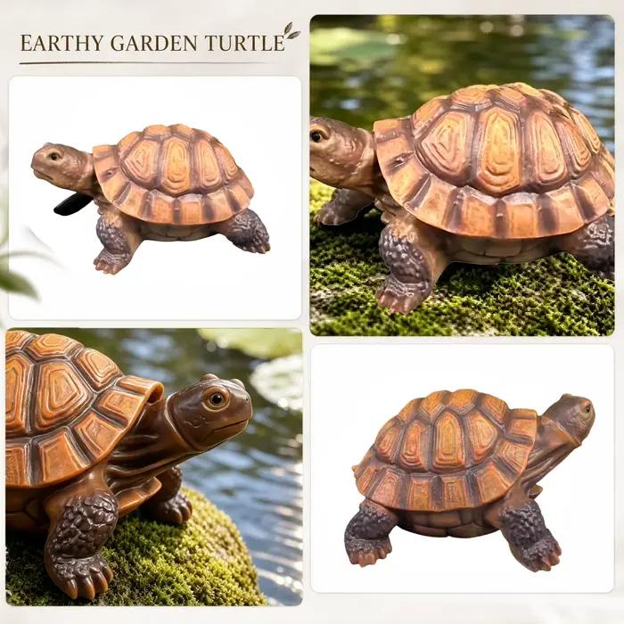 Statue de tortue artificielle pour décoration extérieure de jardin