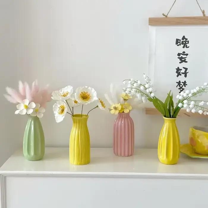 Vase en céramique nordique pour décoration de mariage