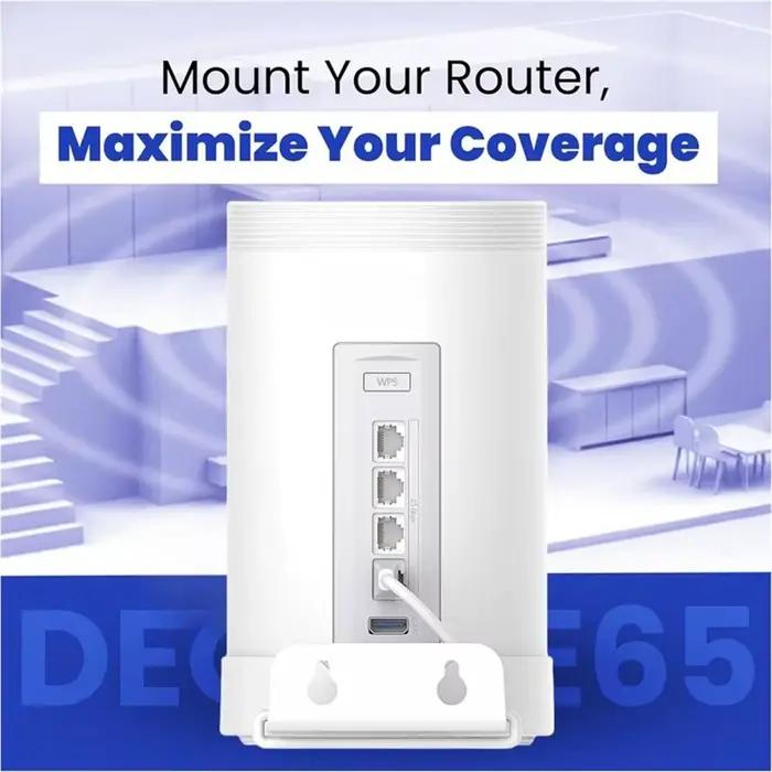 Système Wi-Fi 7 Mesh NOUVEAU pour TP-Link Deco BE63/BE65/BE67/BE68/BE10000/BE11000/BE14000, montage mural, 3 pièces, gain de pla