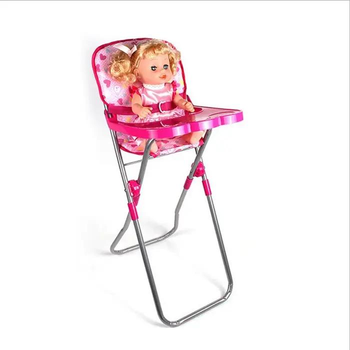 DollNursery – Chaise haute de salle à manger en ABS pour poupée Reborn de 9 à 12 pouces, accessoires pour poupée Mellchan