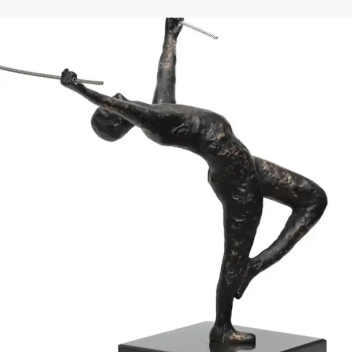 Figurines de gymnastique à ruban, sculptures d'art, ornements, modèles, accessoires de décoration pour la maison, artisanat, miniatures, cadeaux