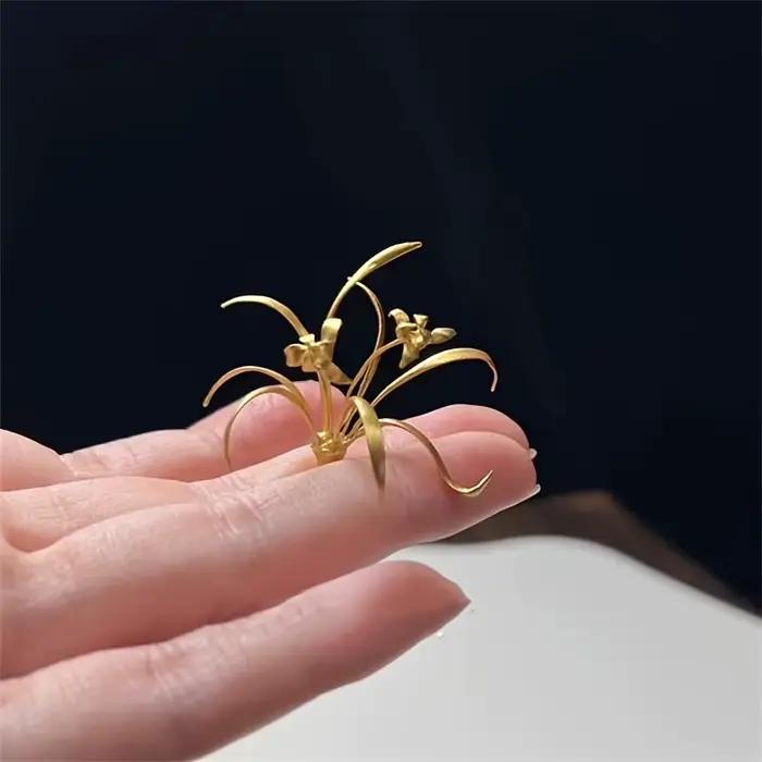 1 pièce d'ornement élégant et polyvalent en forme d'orchidée