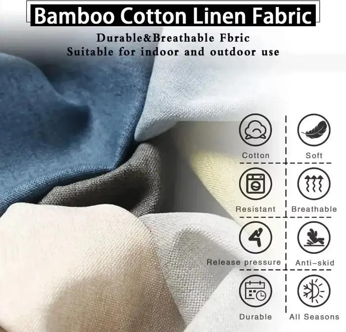 Coussins de banc personnalisés de 5 cm pour baies vitrées