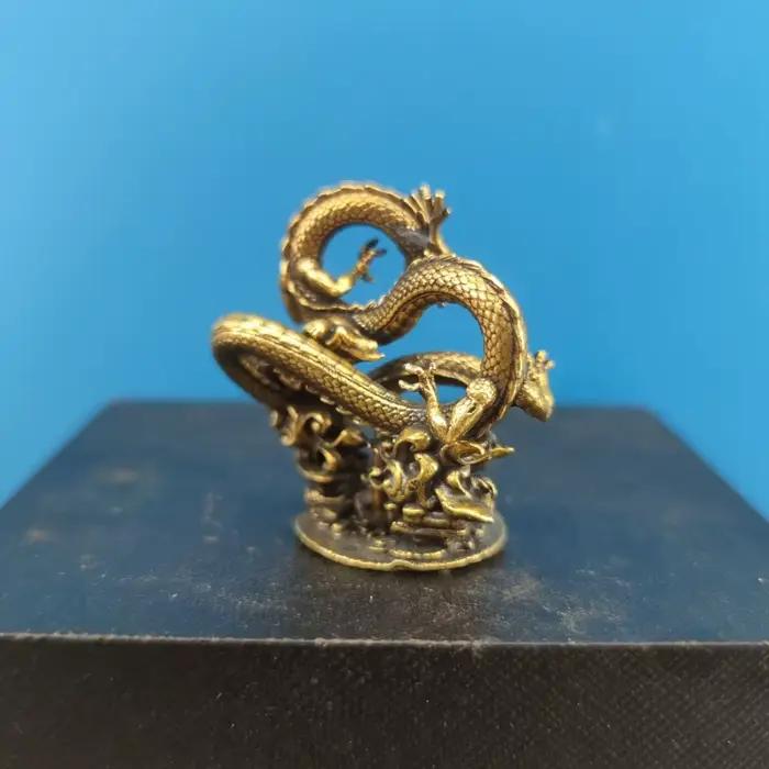 Statue de Dragon Ball Shenron en laiton Antique