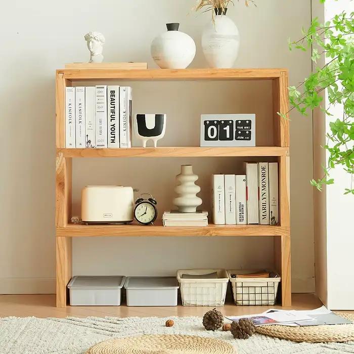 Meuble TV Vertical Design Nordique Organisateur Unique Ornement