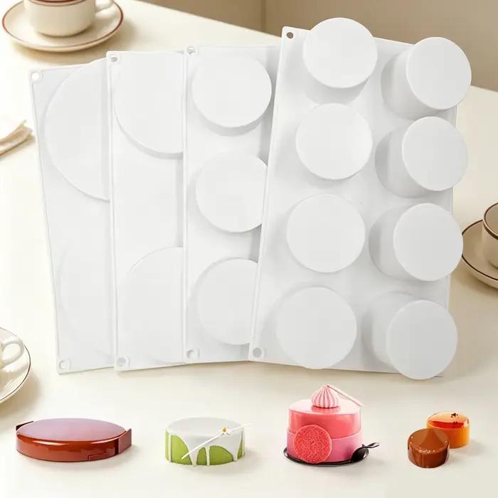 Moule Cylindrique Rond en Silicone Antiadhésif pour Cuisine