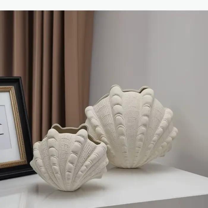Vase en céramique, ornement de bureau, arrangement de fleurs, vases hydroponiques, vase décoratif, vases à fleurs séchées, artisanat de décoration