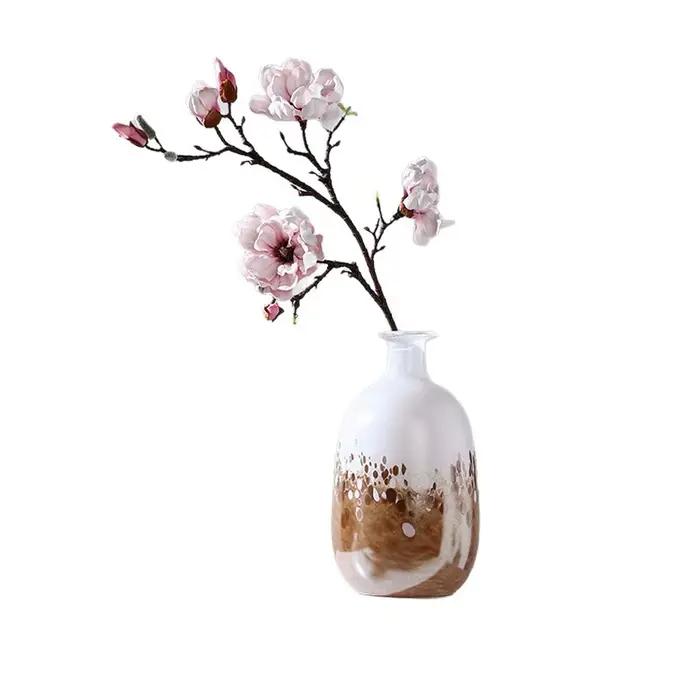 Vase en verre géométrique à bulles dégradées, bouteille en verre pour hydroponie, terrarium, vases à fleurs, pot de fleurs, accessoires de décoration pour la maison