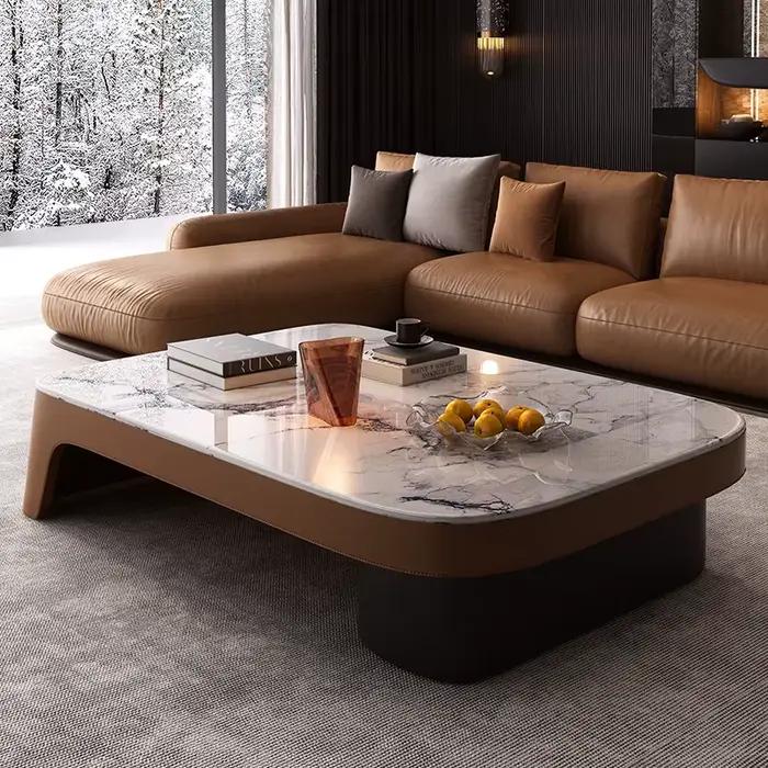 Table basse design nordique ornements de luxe Tables basses Glam modernes colorées Premium Tavolino Da Salotto accessoires de maison