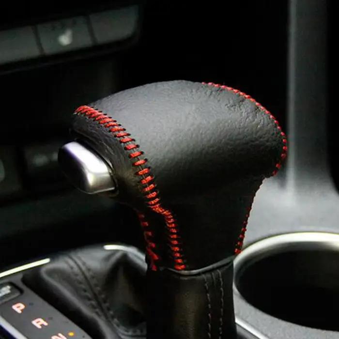 Accessoires pour KIA Sportage Rio 4 2017 2018 K2 K5 KX5 housse de pommeau de levier de vitesse en cuir de vache pour KIA Sportage Rio 4 accessoires