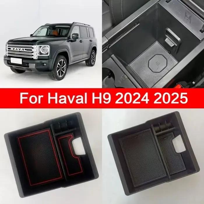 Boîte de Rangement pour Accoudoir de Voiture, Compartiment Central, Accessoires, Haval H9 2024 2025