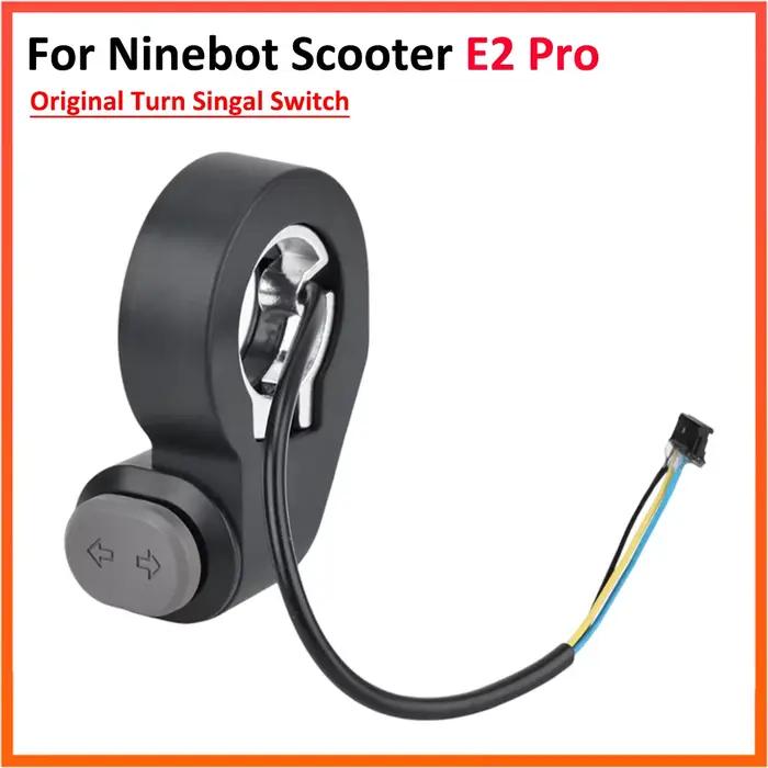 Interrupteur de clignotant Original pour Scooter électrique Segway E2 Pro, clignotant gauche droit, accessoires, pièces