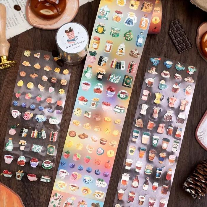 1 pièces/1lot rubans adhésifs décoratifs un peu de la vie quotidienne Scrapbooking papier pour bricolage Scrapbooking autocollants