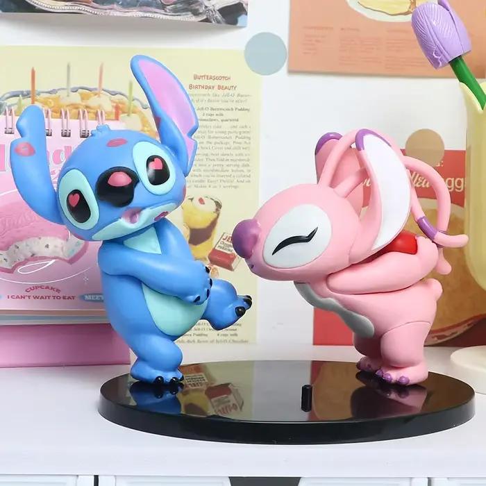 Figurine de collection Anime Stitch Lovers : Statue Ange Béquillant