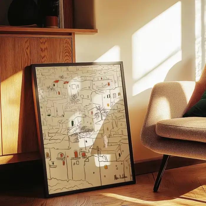 Affiche sur toile, peinture murale