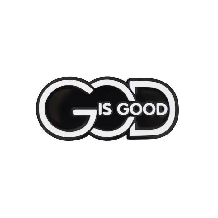 1 emblème 3D GOD IS GOOD, articles décoratifs. Convient pour décorer l'arrière des voitures, des camions et des SUV, imperméable.